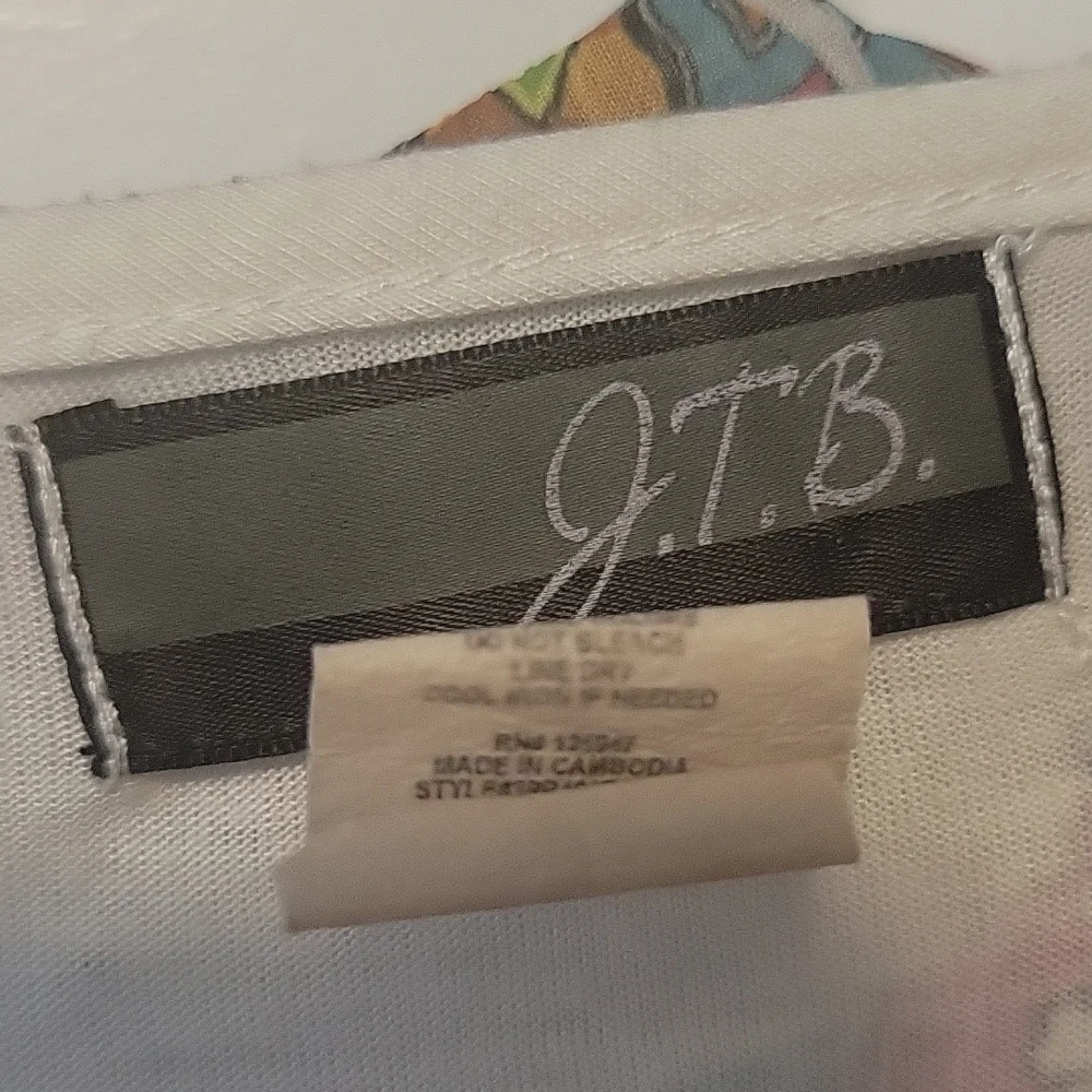 JTB Ruffled Layered Small Tank Top - Picture 4 of 7